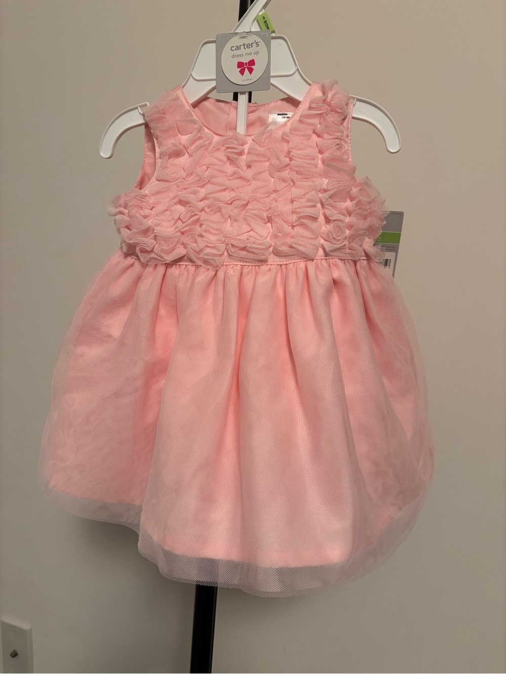 Carter's Pink Ruffle Bodice Tulle Dress